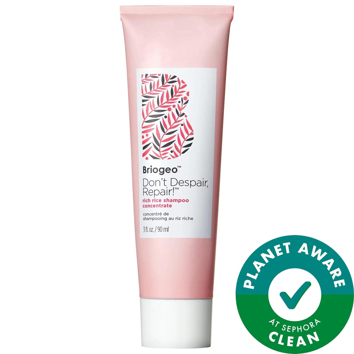 Briogeo Don't Despair, Repair. Rich Rice Water Shampoo Concentrate - Sulfate-Free, Vegan, and Cruelty-Free Hair Care