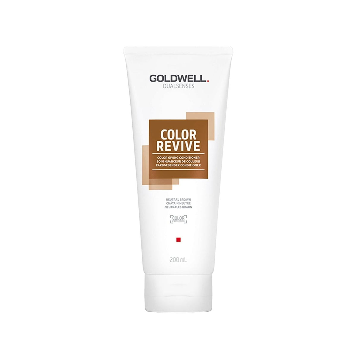 Goldwell Dualsenses Color Revive Neutral Brown Hair Cream 200ml - Nourishes Colored Hair, Maintains Vibrancy