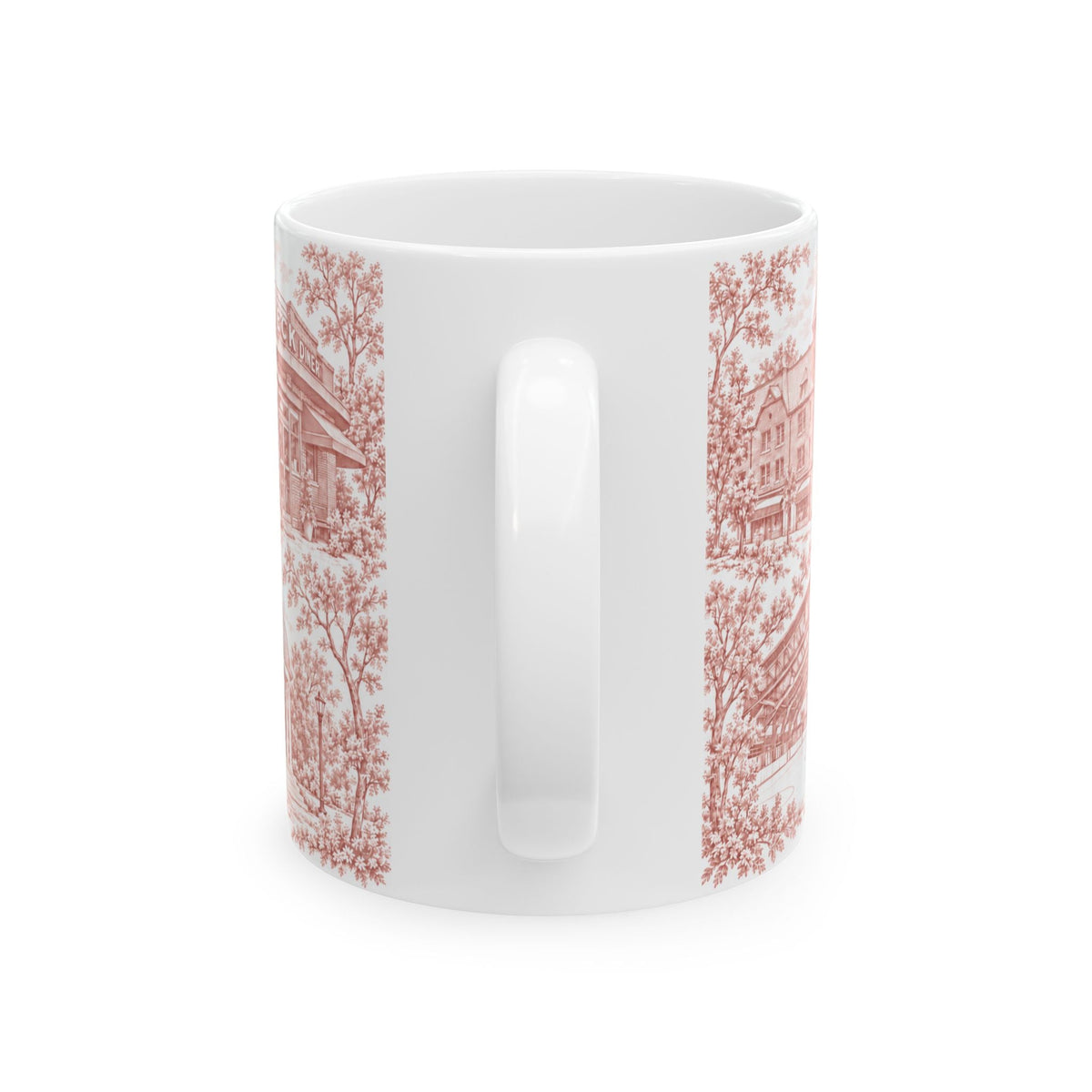 Great Neck Red de Jouy 11oz Ceramic Mug