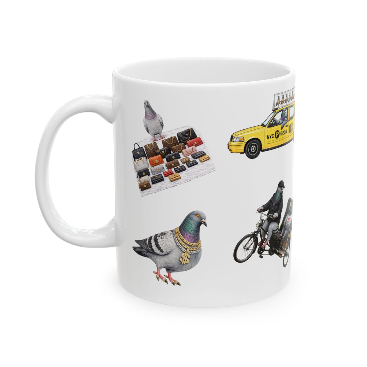 Hard Working New Yorkers | NYC Pigeon 11oz Coffee Mug