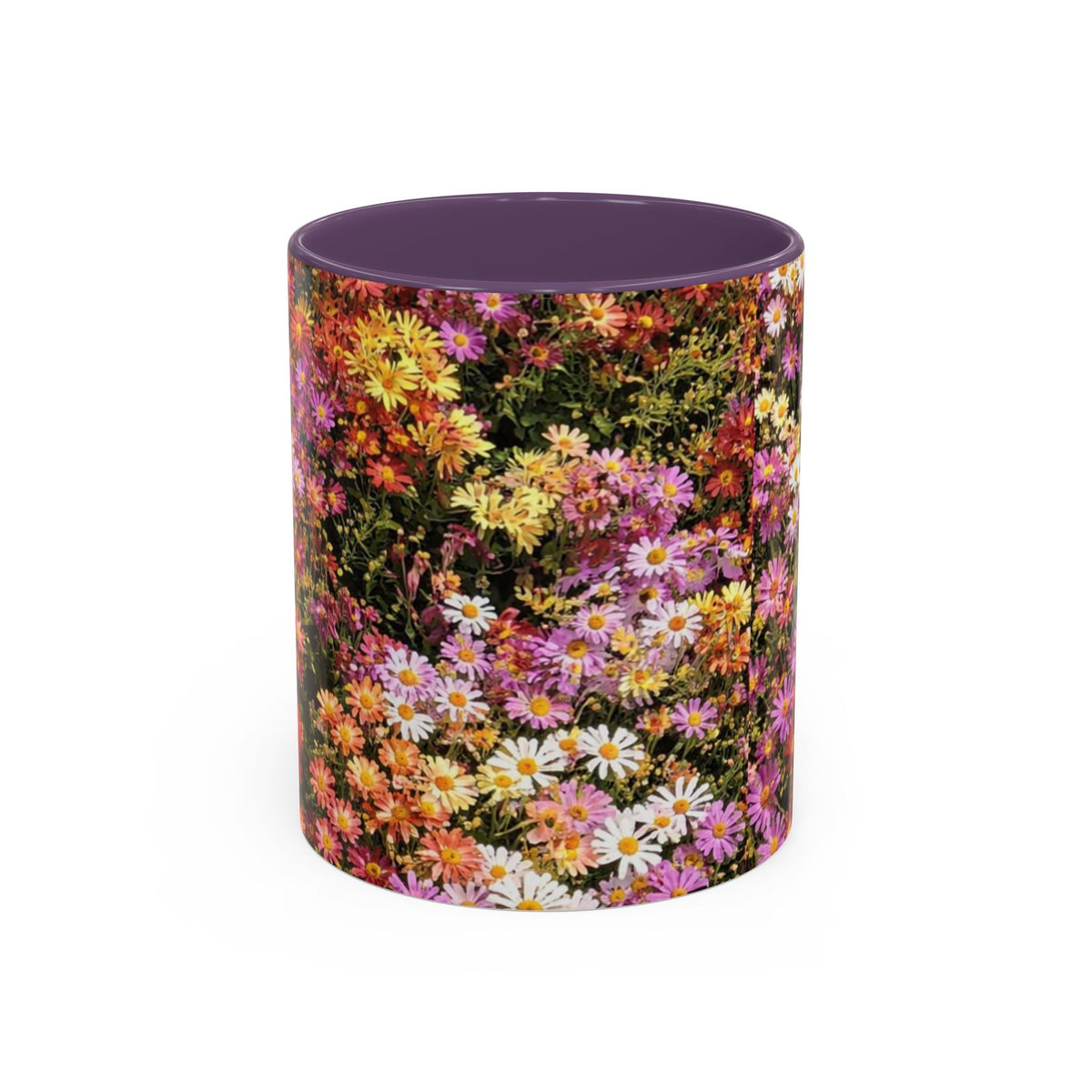 Central Park Korean Chrysanthemum Accent Coffee Mug — Tea Mug 11oz