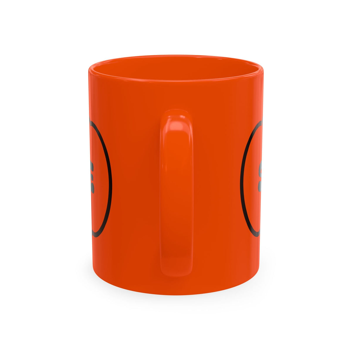Pumpkin Spice Ceramic Mug — Bright Orange Fall Coffee Cup