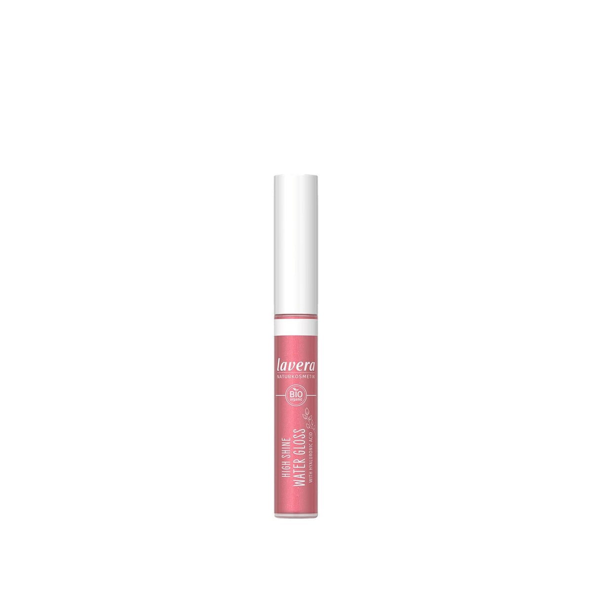 Lavera High Shine Water Lip Gloss - Pink Lagoon 04 | Glamorous Shine, Lightweight Feel, Affordable Beauty