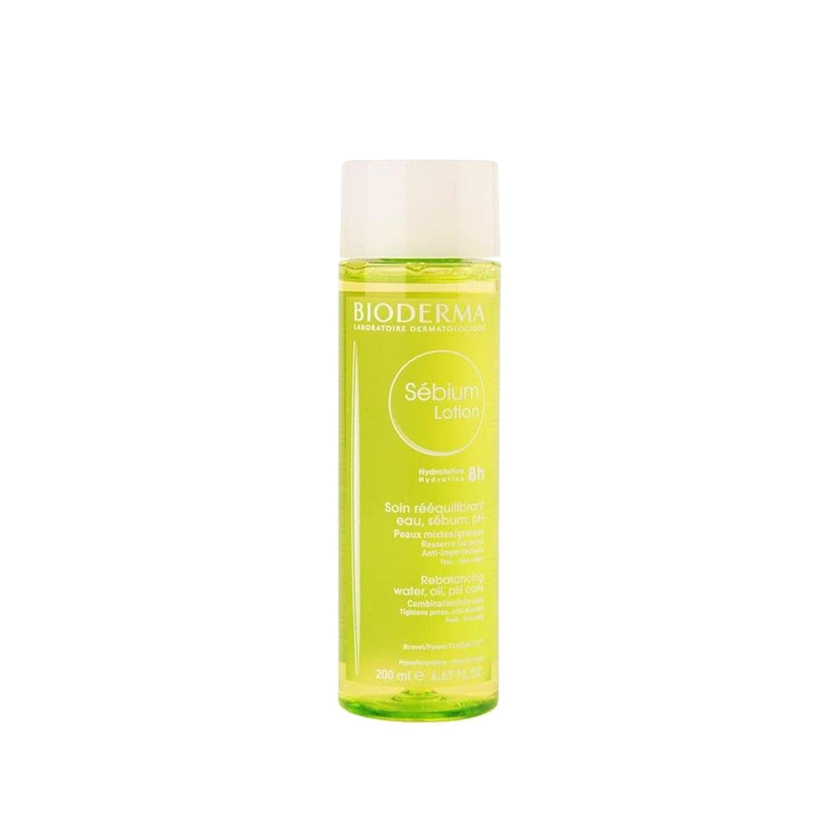 Bioderma Sebium Lotion: Gentle Facial Toner for Oily & Acne-Prone Skin - Purifying, pH Balancing, and Blemish Reducing (6.76 fl oz)