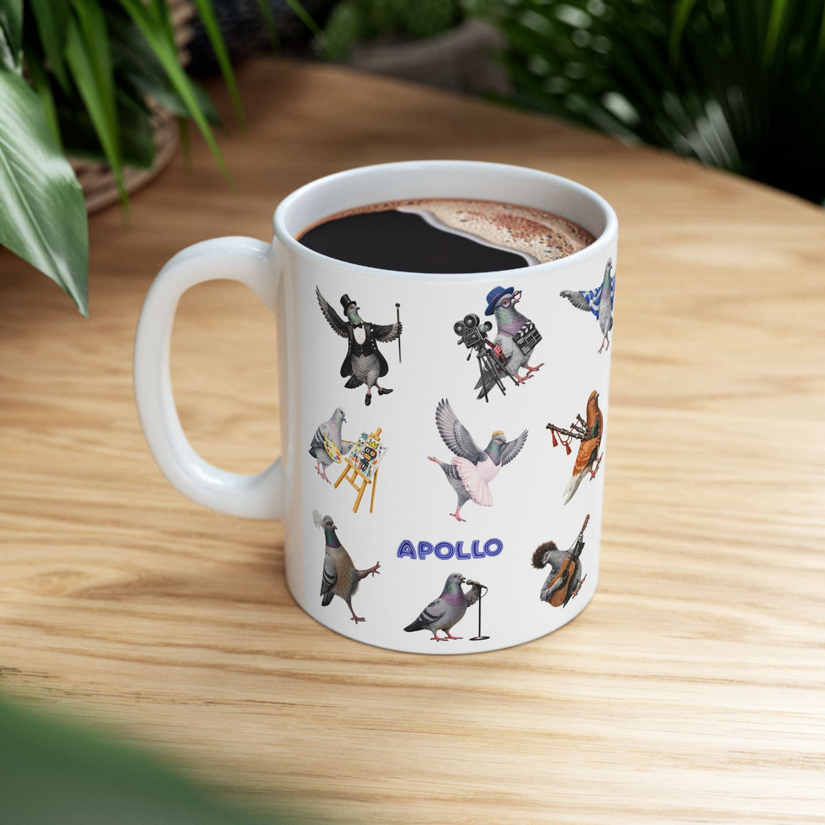 You're One Talented Bird Artistic NYC Pigeon 11oz Coffee Mug