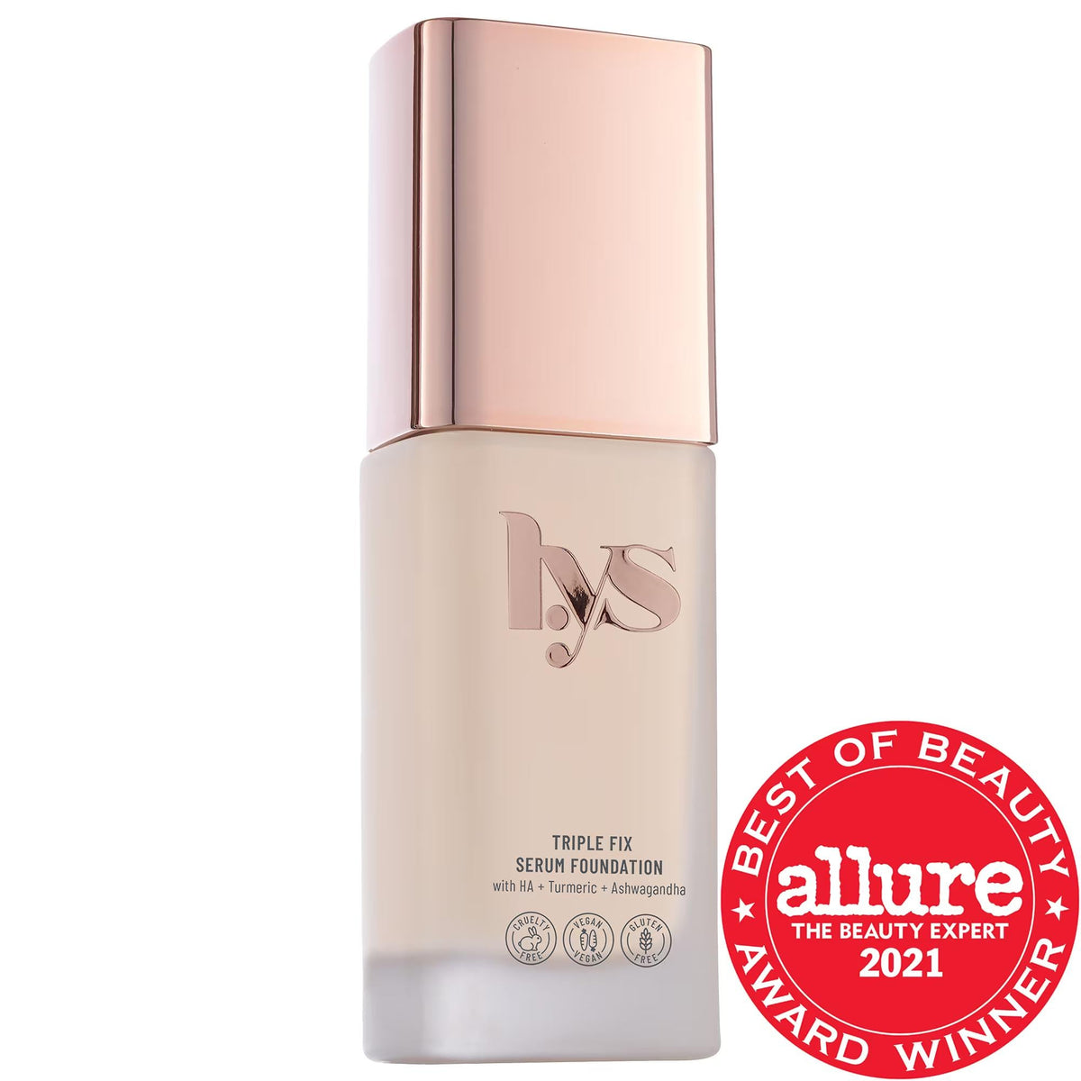Triple Fix Serum Foundation - Clean Beauty, Vegan, Gluten-Free, Cruelty-Free Serum Foundation for Natural Finish