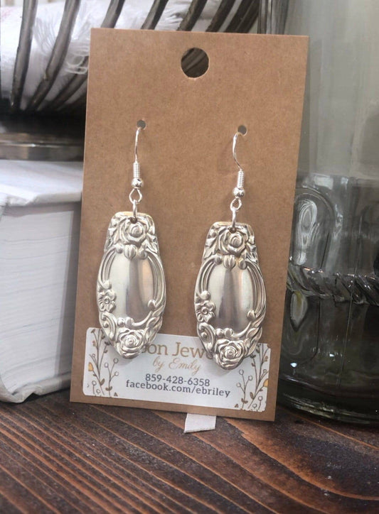 Emily’s Sterling Silver Ballard Country Lane Spoon Necklace and Earring Set