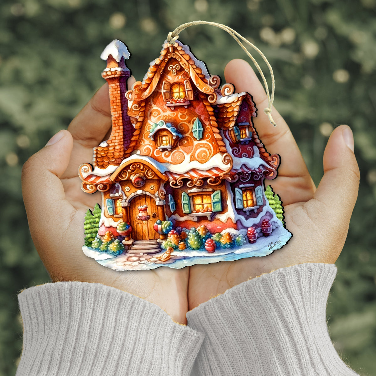 Magic House Wooden Ornaments by G. Debrekht - Christmas Decor - 8100191-3