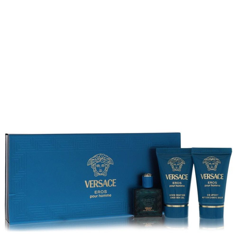 Versace Eros by Versace Gift Set -- for Men