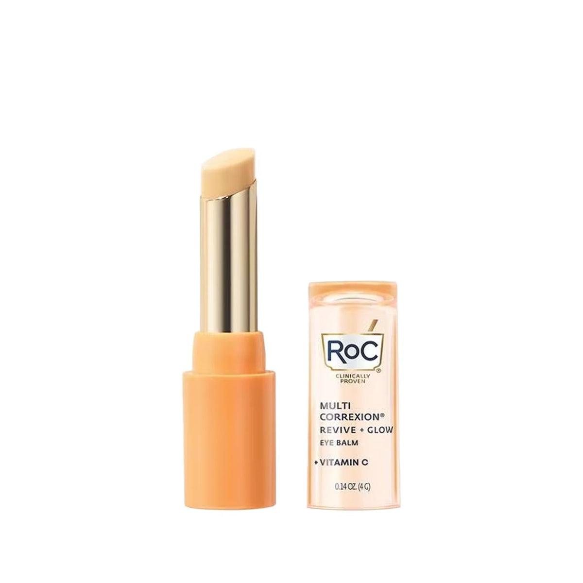 RoC Multi Correxion Revive Glow Eye Cream - Anti-aging, Brightens Dark Circles, 4g Travel Size