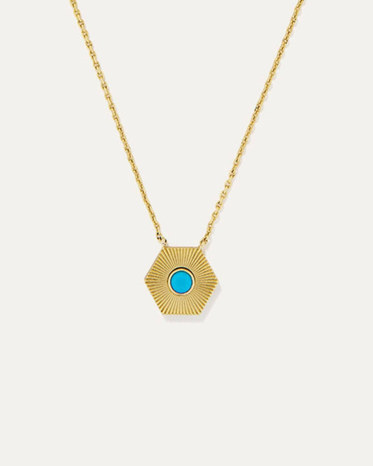 Stella & Dot Power Stone Pendant Adjustable Necklace