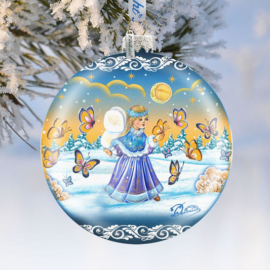 Butterfly Fairy Glass Ornament Limited Edition by G. DeBrekht - Christmas Decor - 73848