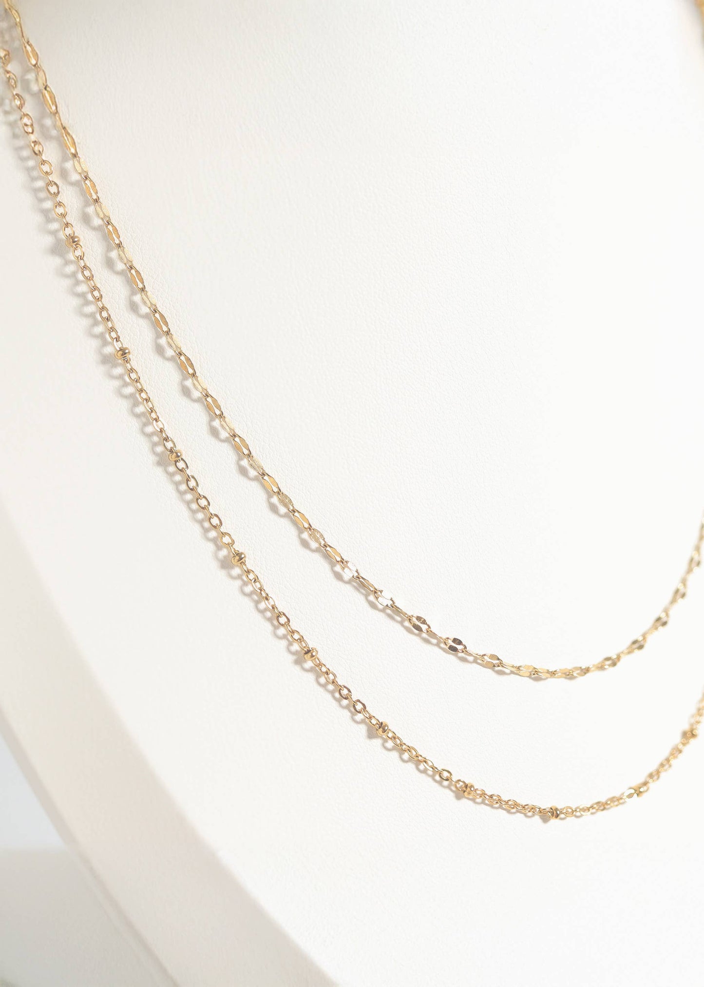Collier de chaîne à lèvres en acier inoxydable