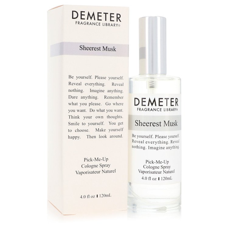 Demeter Sheerest Musk by Demeter Cologne Spray (Unisex Unboxed) 4 oz for Women