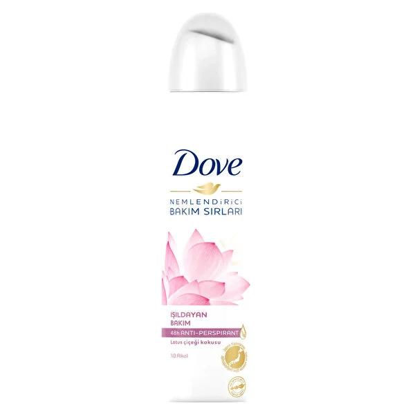 Dove Lotus Flower Antiperspirant Women's Spray Deodorant 150ml - 48 Hour Odor Protection
