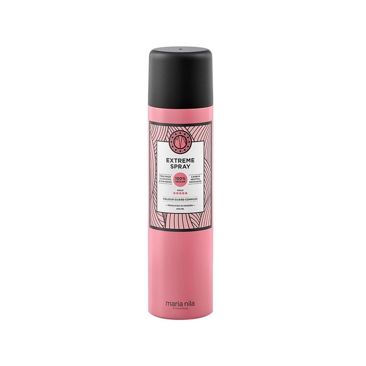 Maria Nila Strong Hold Hair Spray - 400ml Extreme Styling Spray for Long Lasting Hairstyles
