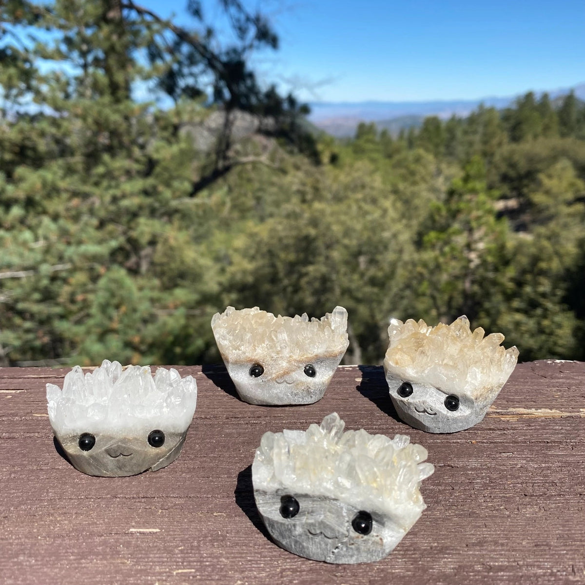 Sparkle Geode Buddy & Crystal Cluster Rock Friends