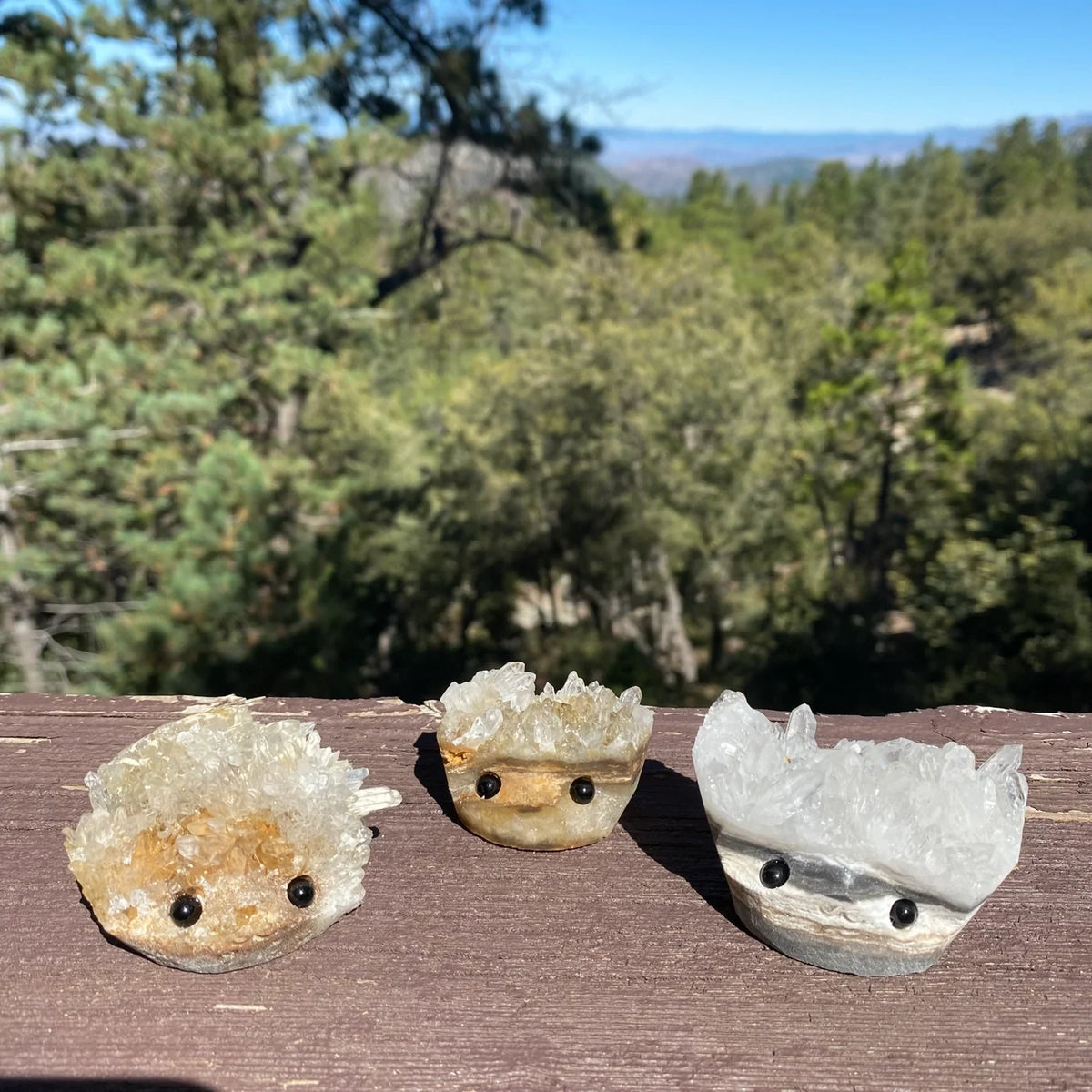 Sparkle Geode Buddy & Crystal Cluster Rock Friends