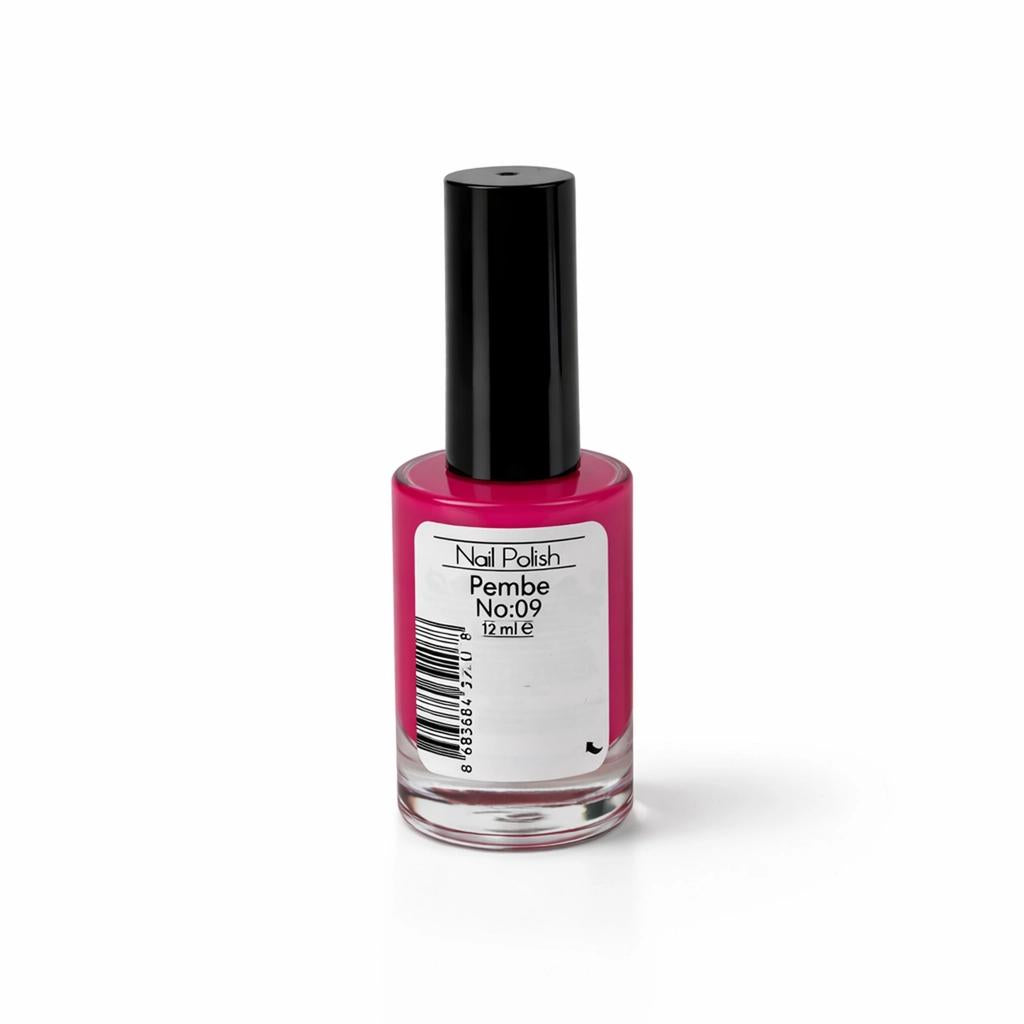 Mov No. 09 Pink Nail Polish with High Gloss Finish