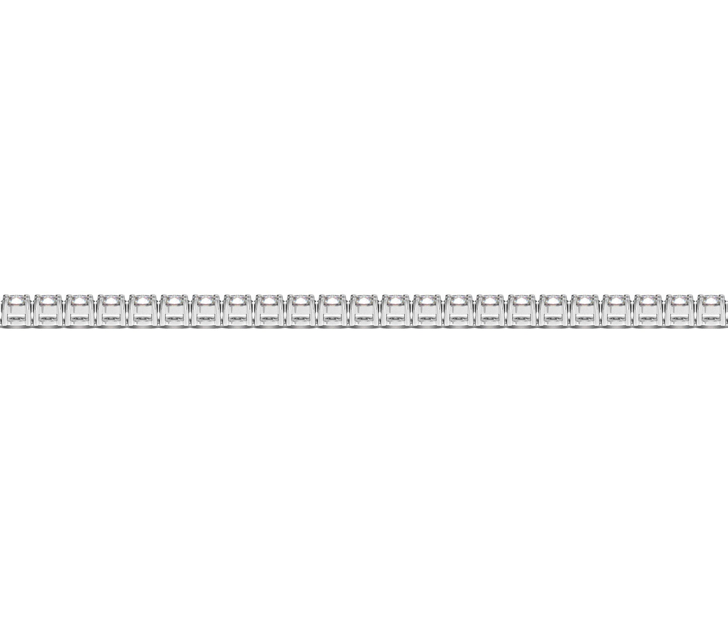 Lab Grown Round Diamond Tennis Bracelet in 14k White Gold (2 cctw F/G VS2/SI1)