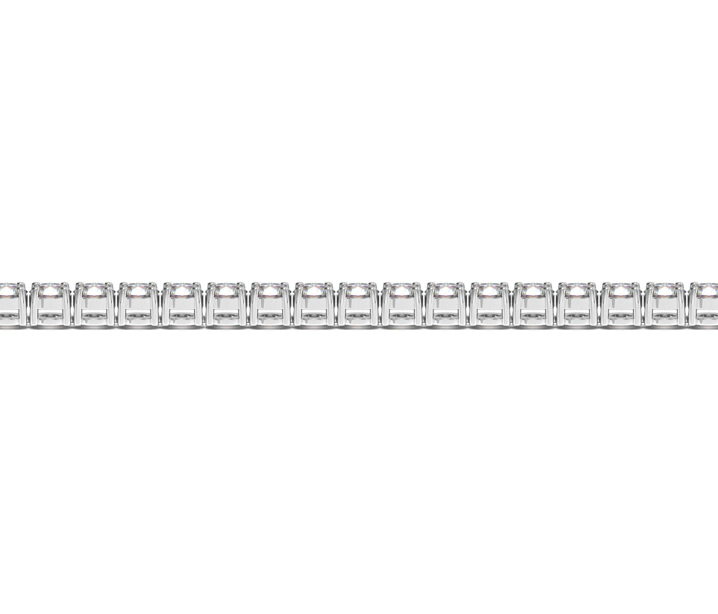 Lab Grown Round Diamond Tennis Bracelet in 14k White Gold (6 cctw F/G VS2/SI1)