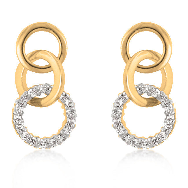 Finish Triplet Hooplet Earrings