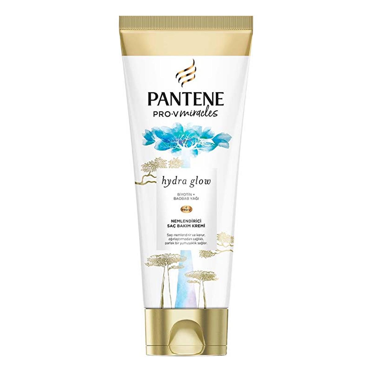 Pantene Hydra Glow Hair Cream 275ml - Moisturizing & Protective Hair Care for Dry & Damaged Hair