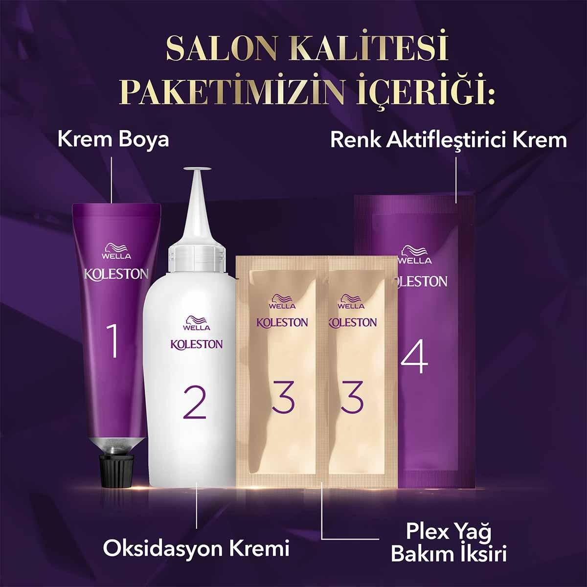 Wella Koleston Supreme 9/1 Light Ash Blonde Hair Dye Kit - Intense Color, Moisture & 100% Gray Coverage for Radiant, Healthy Hair