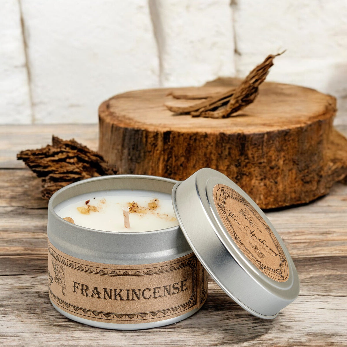 Frankincense Botanical Candle Travel Tin