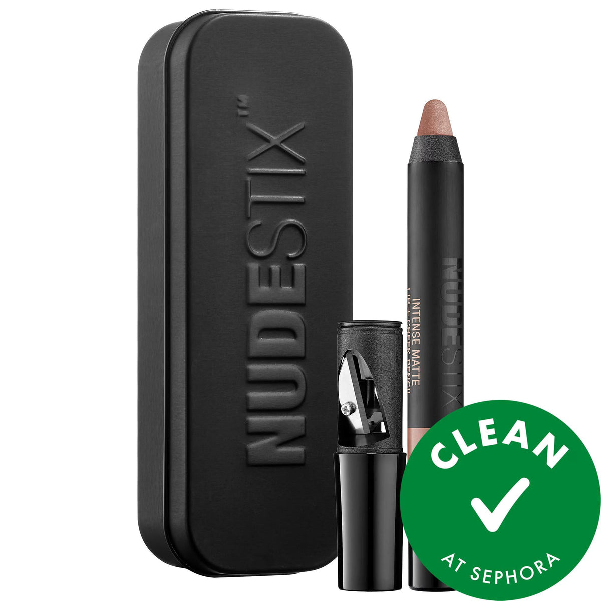 Nudestix Intense Matte Lip + Cheek Pencil: Long Lasting, Multi-Use Color for Lips and Cheeks - Clean Beauty Formula