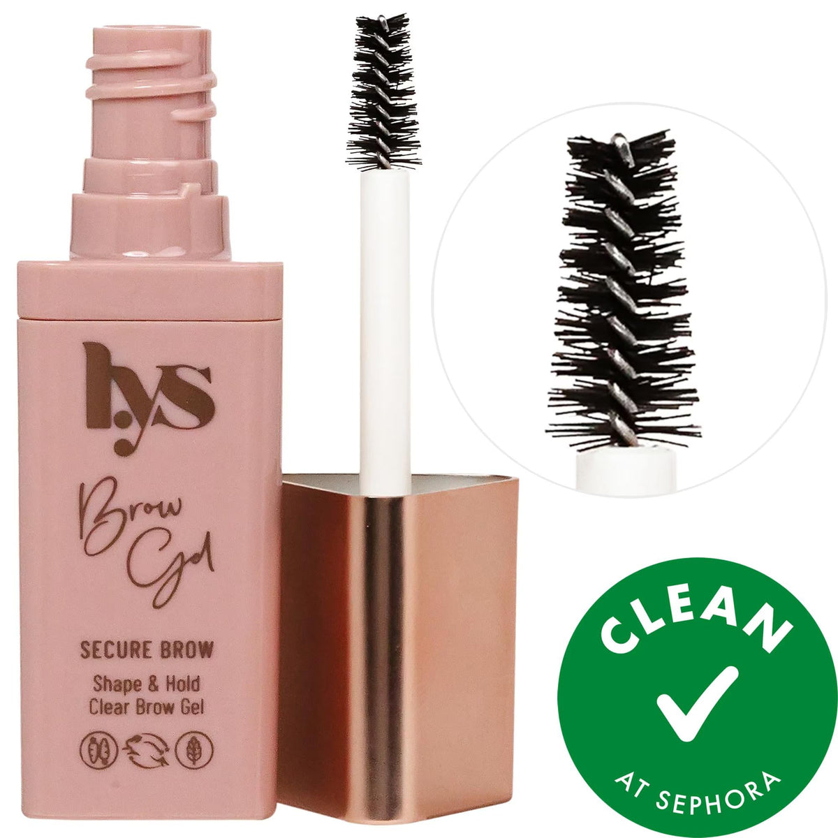 Secure Brow Gel: Clear Vegan Eyebrow Gel for Natural Brow Shaping & Growth | Cruelty-Free, All-Day Hold
