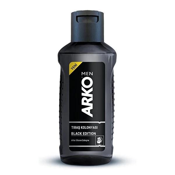 Arko Men Black Aftershave Cologne - Soothe, Refresh, and Protect Skin - 255ml - Classic Men's Fragrance