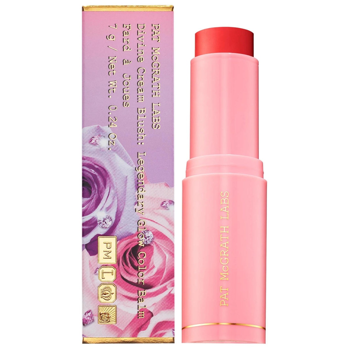 Divine Cream Blush: Legendary Glow Color Balm - Radiant, Natural-Looking Flush with Shea Butter, Squalane & Passion Fruit - Light Coverage Blush Stick