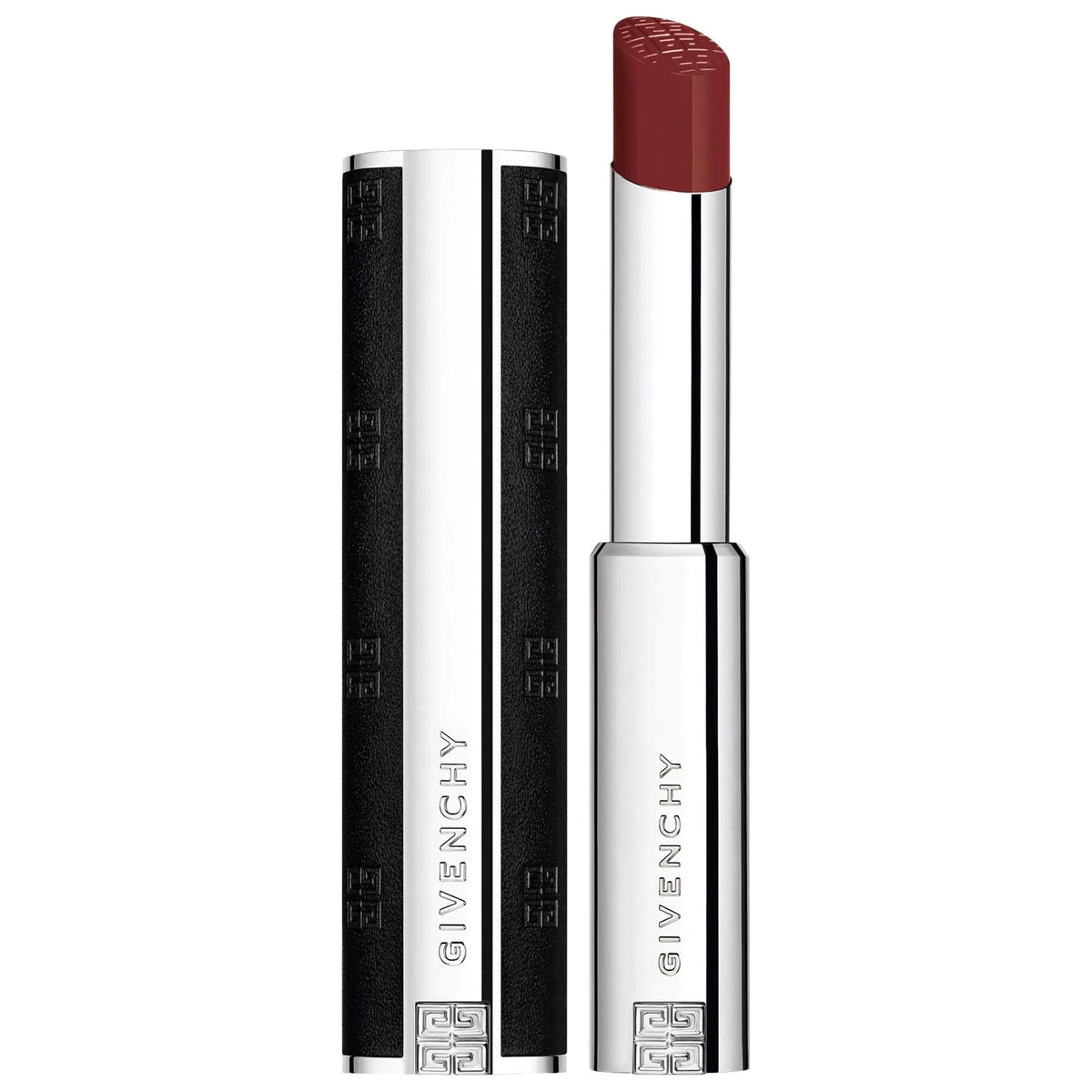 Le Rouge Interdit: Hydrating Satin Lipstick - Long-Lasting Color, Vegan, Cruelty-Free, Plumping with Hyaluronic Acid & Shea Butter