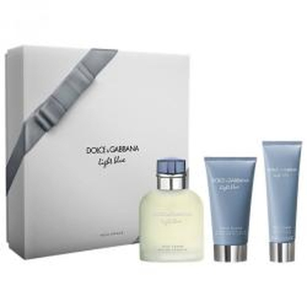 Gift/Set Light Blue 3 Pcs. 4.2 Fl Perfume By Dolce & Gabbana For Men