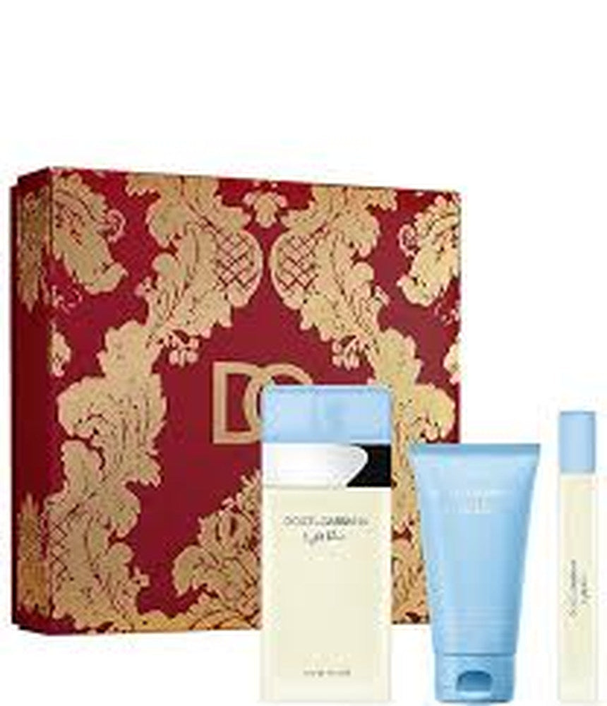 Gift/Set Light Blue 3 Pcs. 3.3 Fl Perfume By Dolce & Gabbana For Women