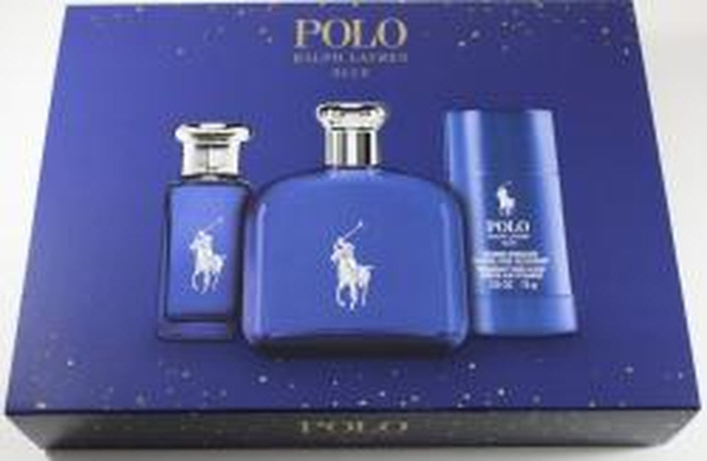 Ralph Lauren Polo Blue 3Pc Set: 4.2 Edt Spray Perfume By Ralph Lauren. For Men