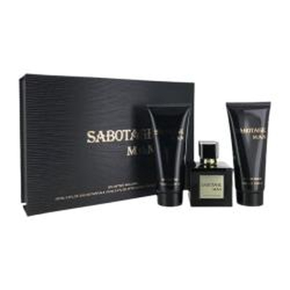 Gift/Set Sabotage By Sara Baba 3 Pcs. 3.4 Fl Perfume By Sara Baba For Men