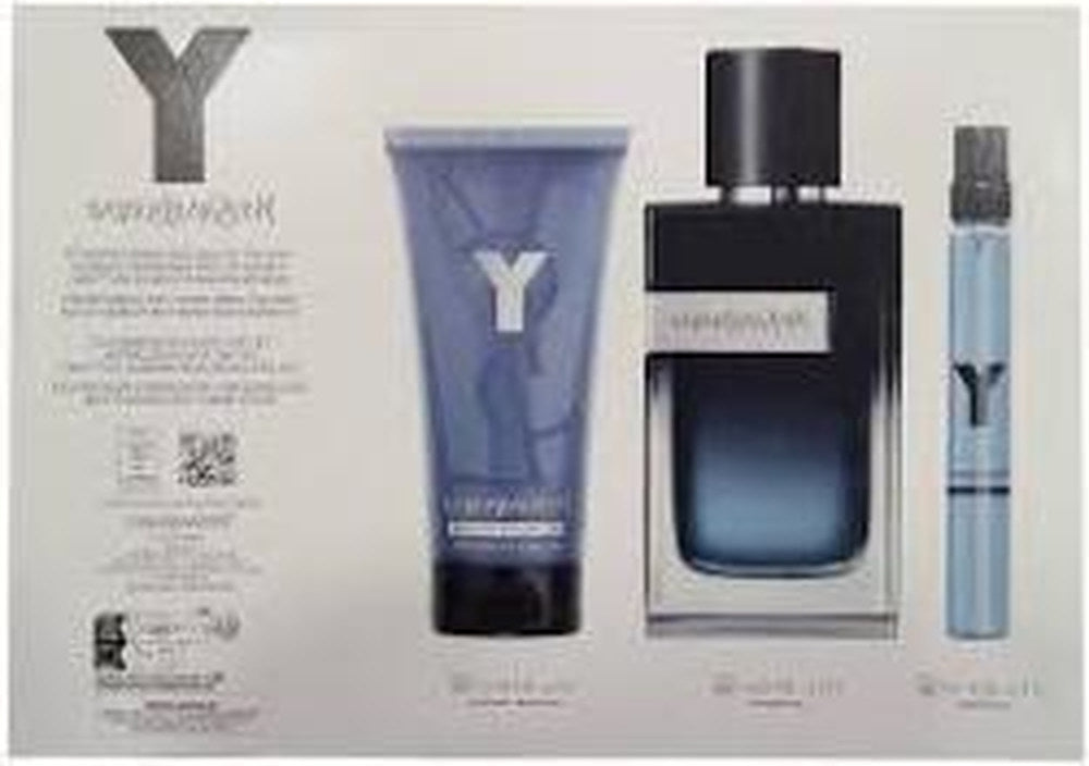 Gift/Set Y By Yves Saint Laurent 3 Pce 3.4 Edp + 10 Ml Edp+ 1. Perfume By Yves Saint Laurent For Men