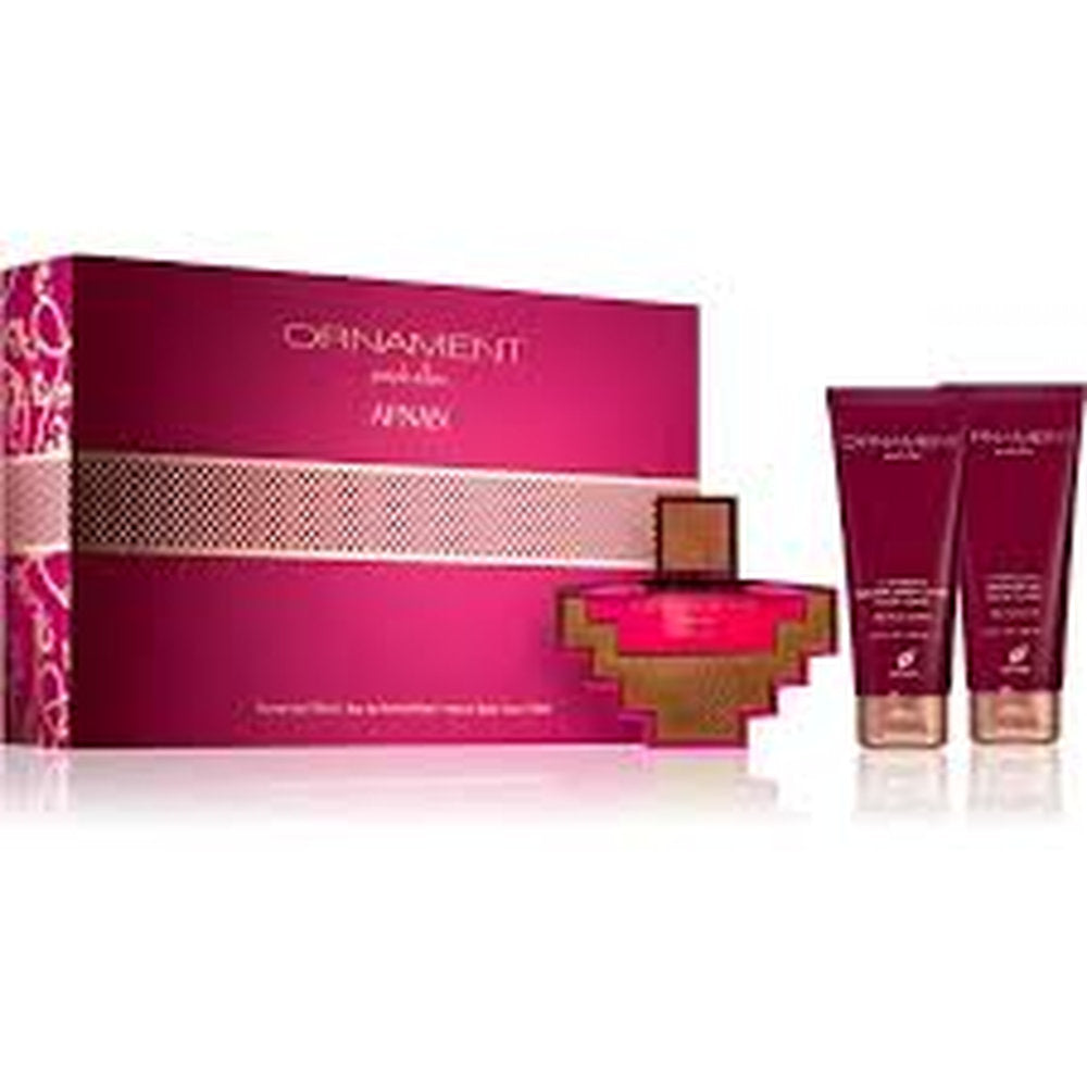 Afnan Ornament Purple Allure 3 Pcs Set: Perfume By For 34