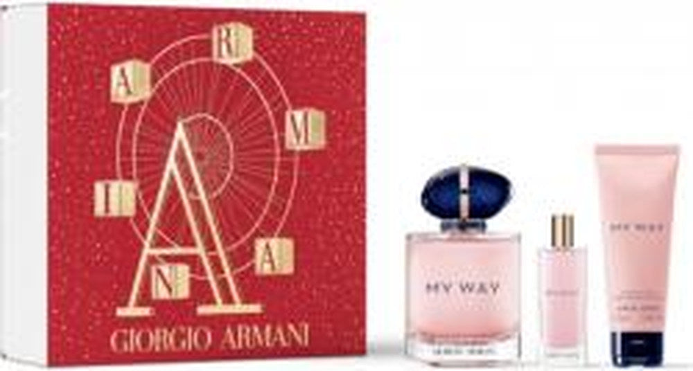 Gift/Set Armani My Way 3 Pcs. 3.0 Edp + 10 Ml Min + 1.7 B/L For Women. Designer:Giorgio Arman Perfume By Giorgio Armani For Women