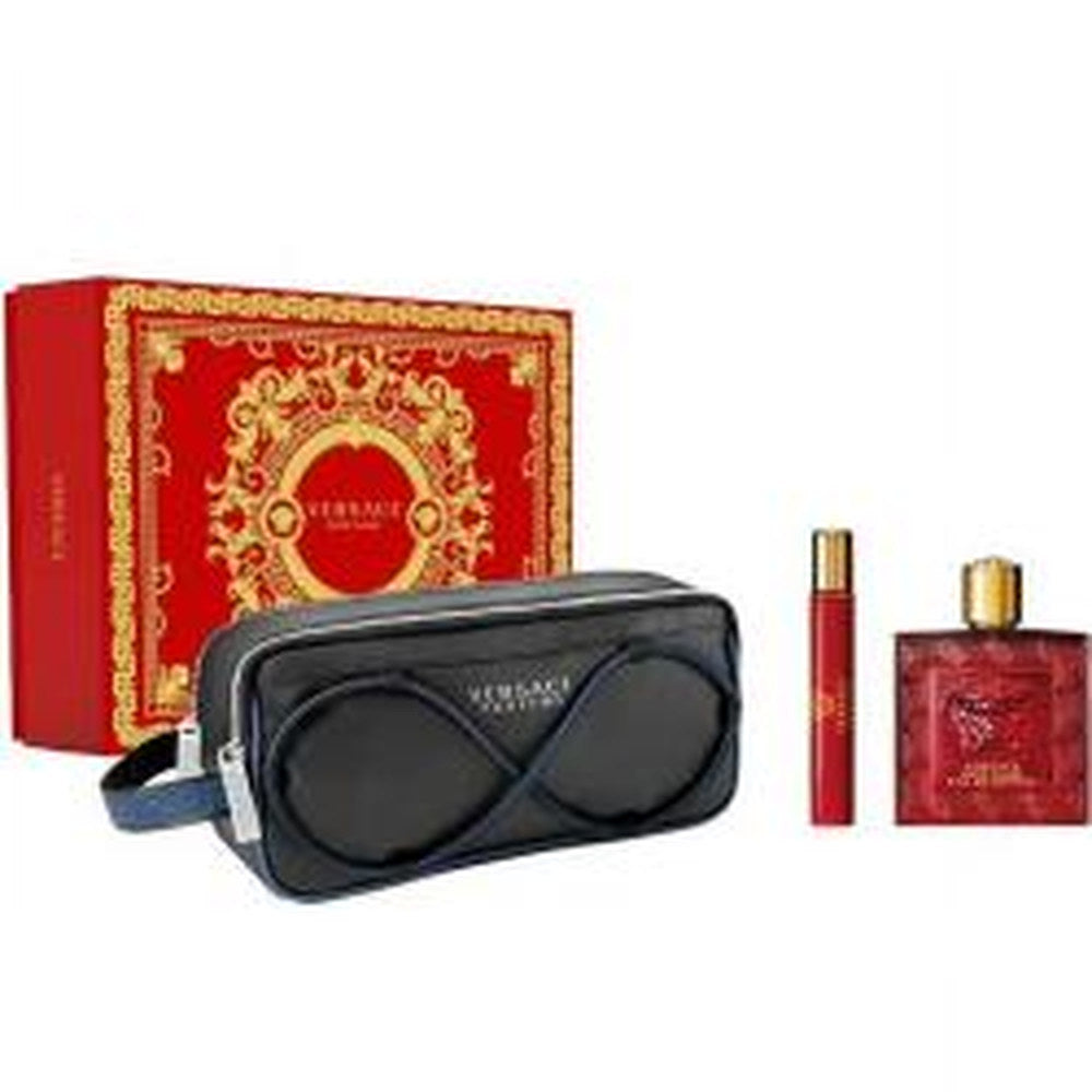 Gift/Set Versace Eros Flame By Versace 3 Pcs. 3. Perfume By Versace For M