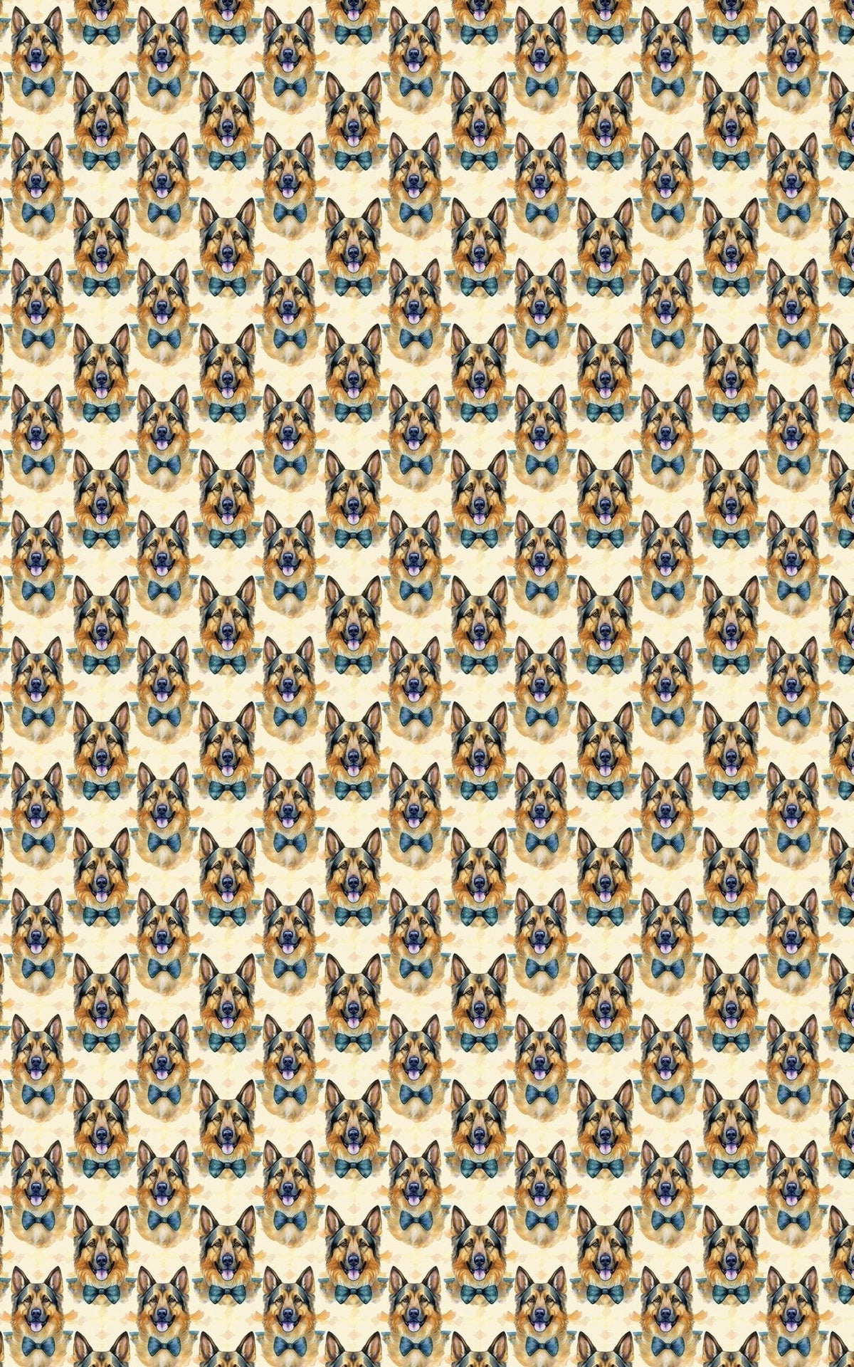 Wedding-Ready German Shepherd Wrapping Paper