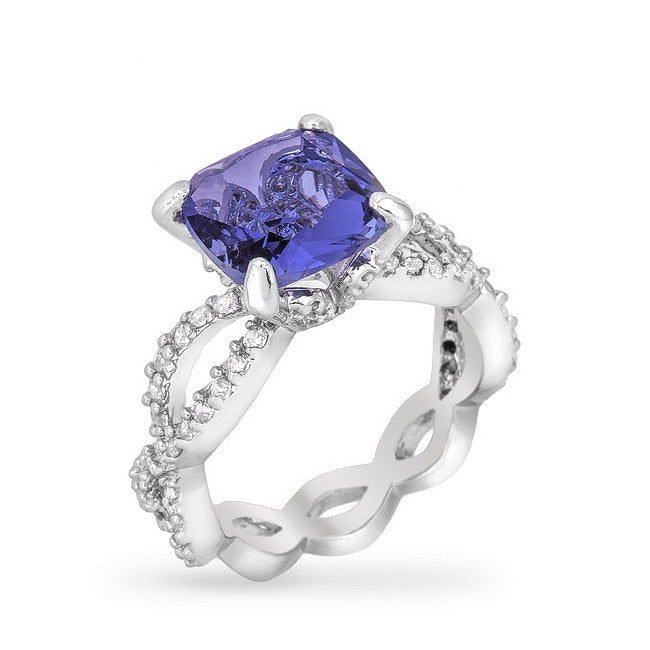 Avera Uptown Classic Ring in Size 5 Blue