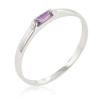 Avera Princess Cut Cubic Zirconia Triple Bridal Set in Silver