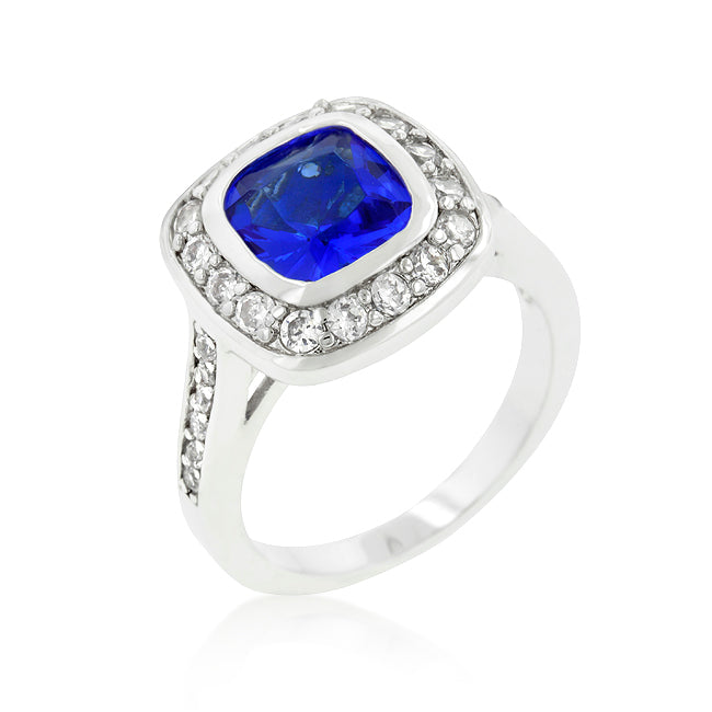 Avera Oval Topaz Cocktail Ring in Light/Pastel Blue