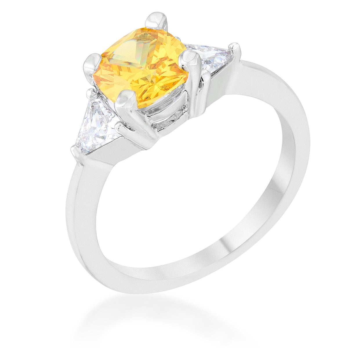 Avera Shonda 1.8ct Cushion Cut Cubic Zirconia Classic Statement Ring