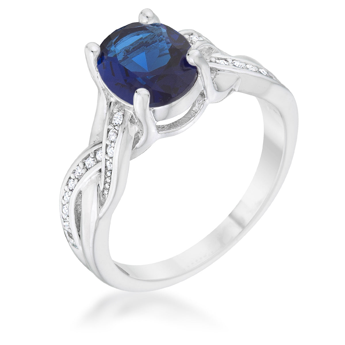 Avera Justine 2ct Cubic Zirconia Classic Oval Ring