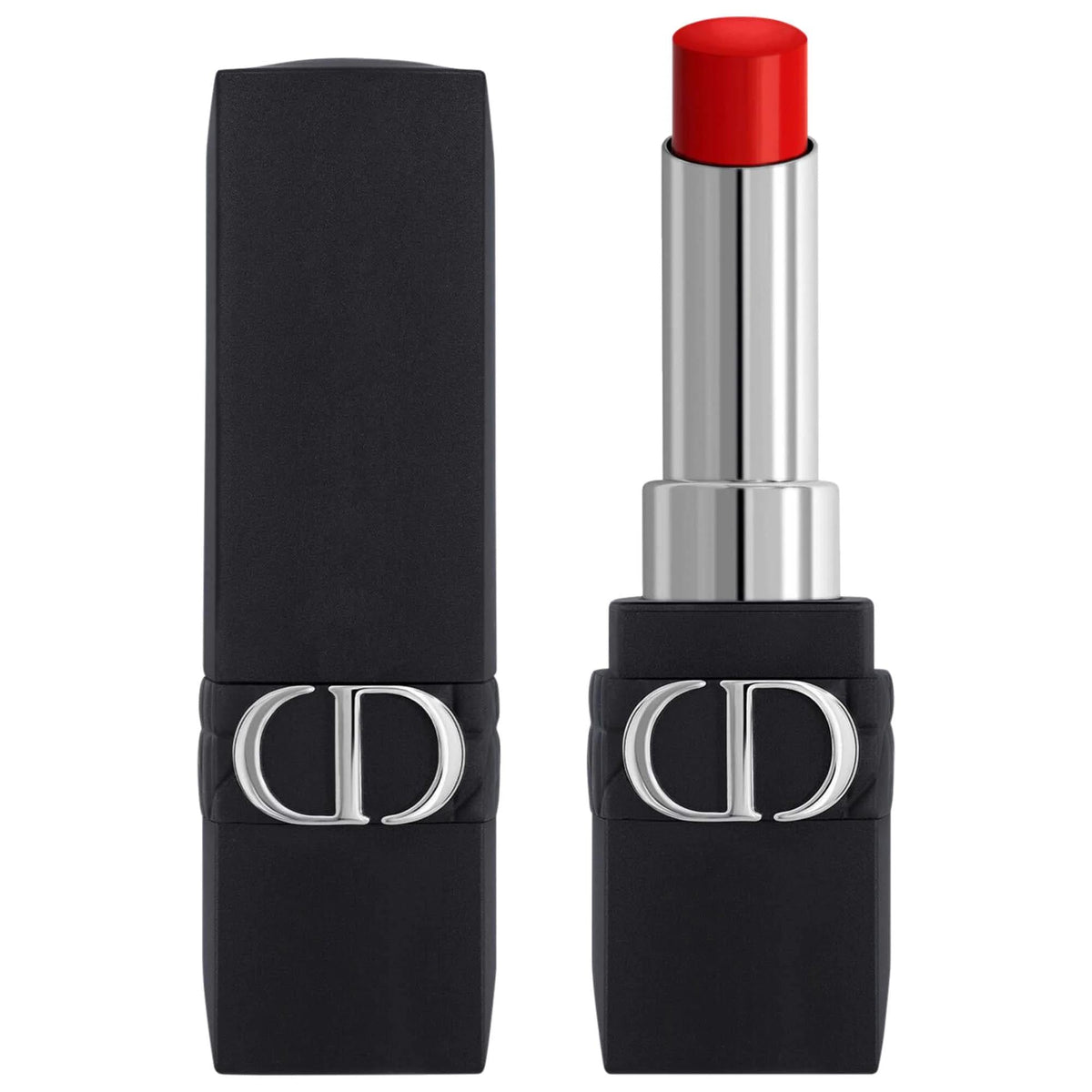 Dior Rouge Forever Transfer-Proof Lipstick: 16-Hour Wear, Couture Matte Finish, Intense Color, Hydrating Red Peony Lipstick