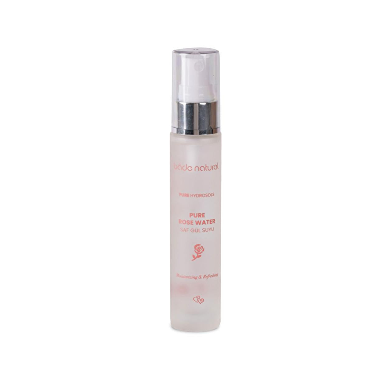 Bade Natural Rose Water Toner: Pore Tightening, Brightening, & Purifying - 100% Natural Facial Toner, Travel Size